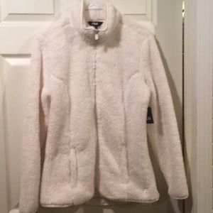 Fila faux fur sport zip jacket